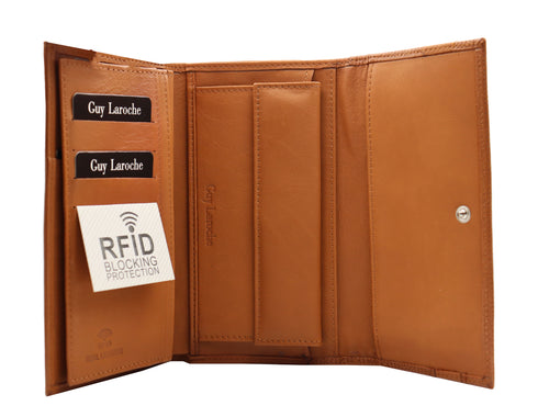 Δερμάτινο πορτοφόλι Guy Laroche 23612 ταμπά